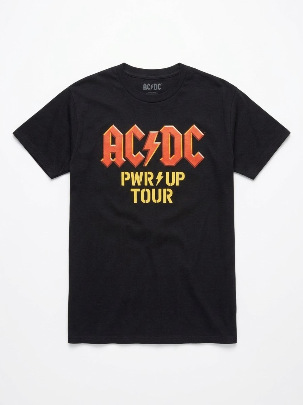 AC/DC PWR UP World Tour 2024 2025 Youth Graphic Tee Size L